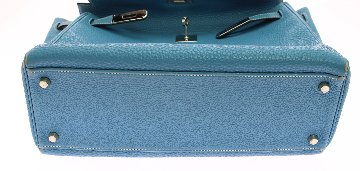 Hermès　ケリー32　ブルージーン　カナデクローシュ　S金具　H刻印の画像