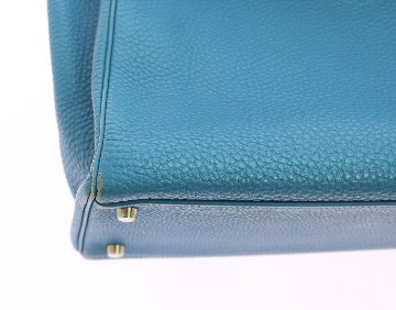 Hermès　ケリー32　ブルージーン　カナデクローシュ　S金具　H刻印の画像