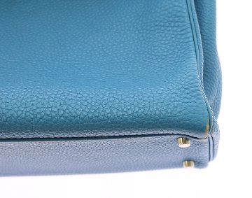 Hermès　ケリー32　ブルージーン　カナデクローシュ　S金具　H刻印の画像