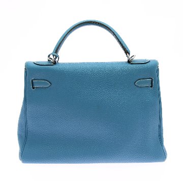 Hermès　ケリー32　ブルージーン　カナデクローシュ　S金具　H刻印の画像