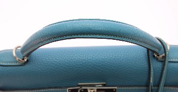 Hermès　ケリー32　ブルージーン　カナデクローシュ　S金具　H刻印の画像