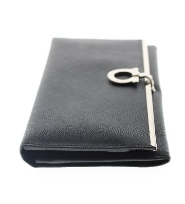 Salvatore　Ferragamo　ジップ長財布　ブラックの画像