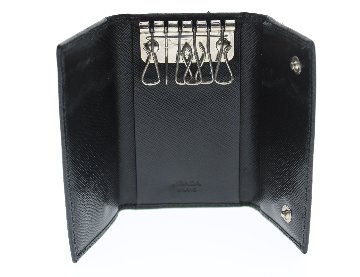 PRADA　6連キーケース　2M000025　ブラックの画像