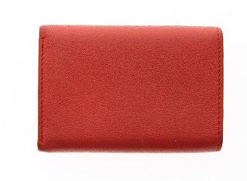 BALENCIAGA　コンパクトウォレット　レザー　赤の画像