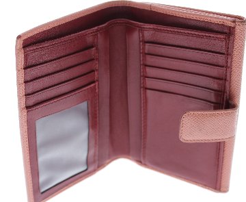 BVLGARI　Wホック財布ピンクの画像