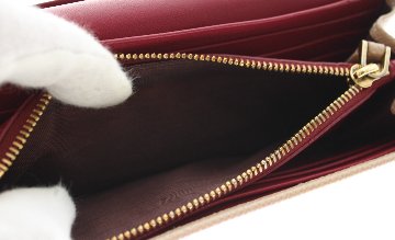 BVLGARI　ジップ長財布ベージュの画像