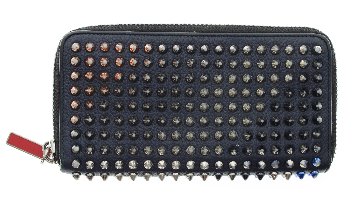 Christian　Louboutin　ラウンド長財布　ブラックの画像
