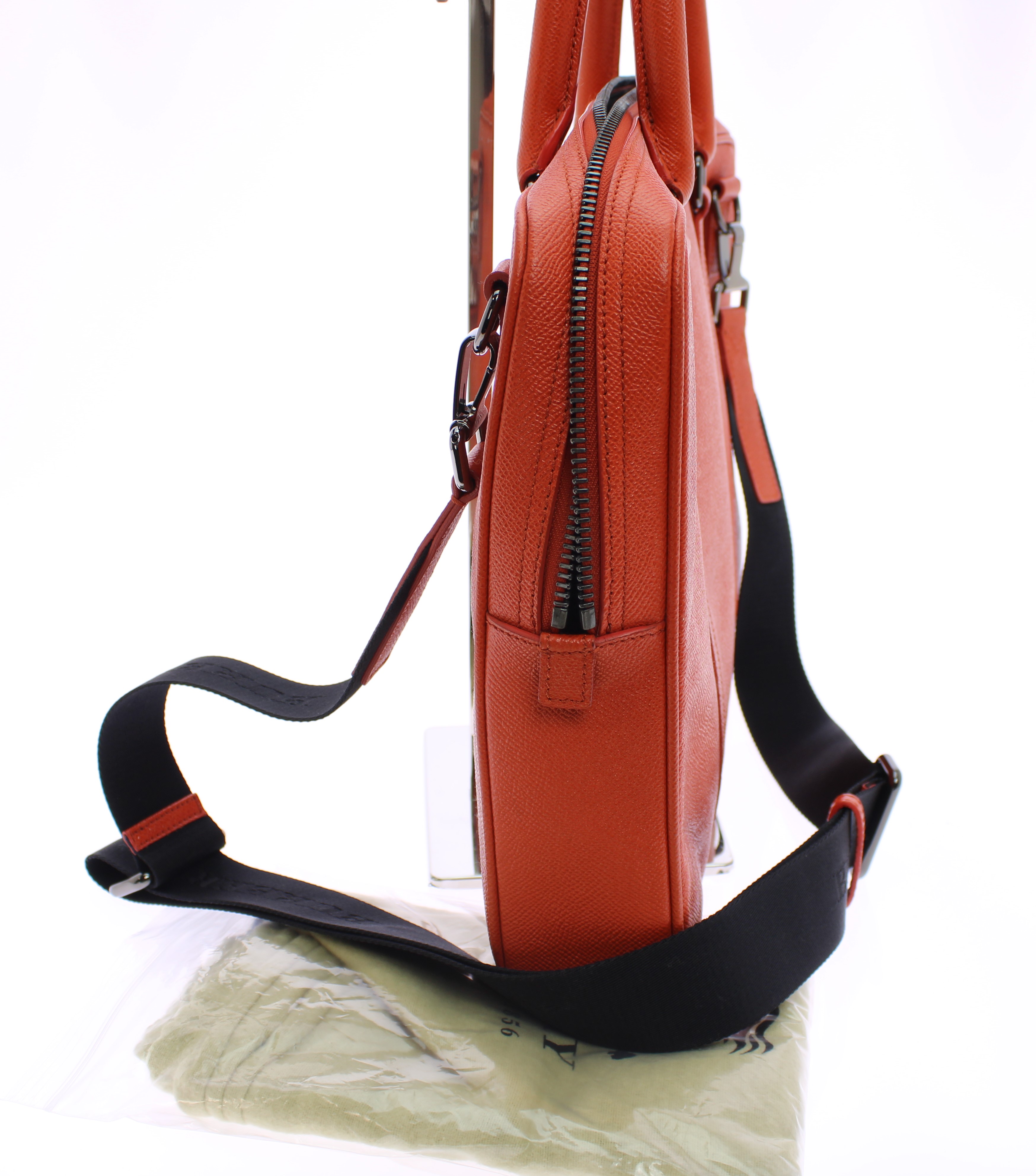 BURBERRY　２wayブリーフケース　オレンジの画像