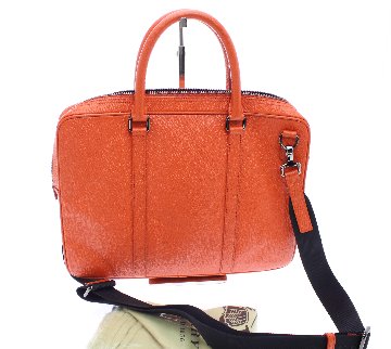 BURBERRY　２wayブリーフケース　オレンジの画像