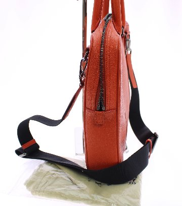 BURBERRY　２wayブリーフケース　オレンジの画像