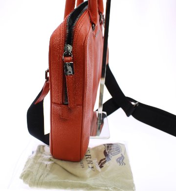 BURBERRY　２wayブリーフケース　オレンジの画像