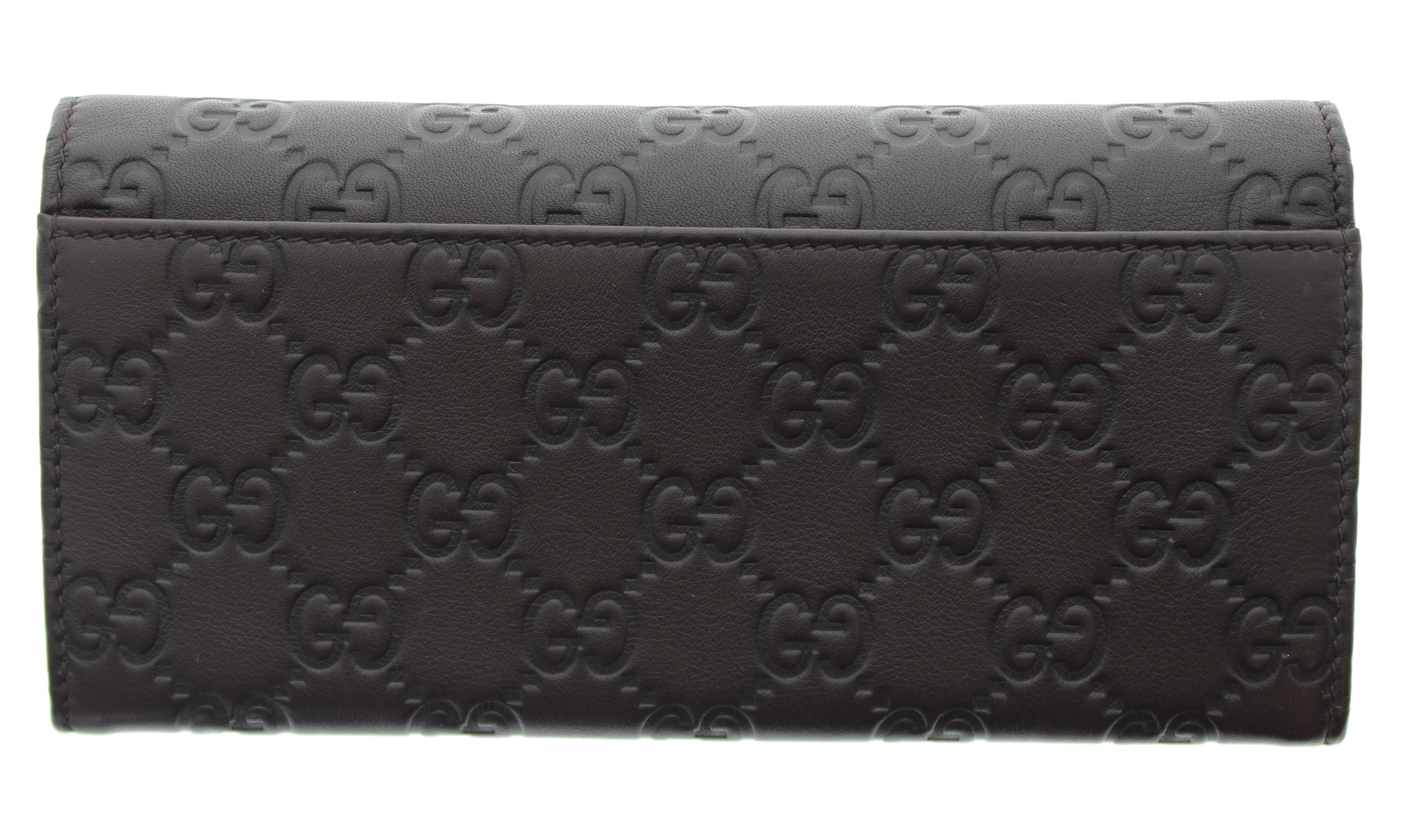 GUCCI　シマ二つ折り長財布の画像