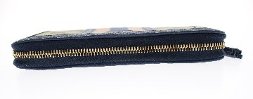 GUCCI グッチ ラウンドジップ長財布 RANIA 353651-F4CKG ベージュ×ブルーマルチの画像