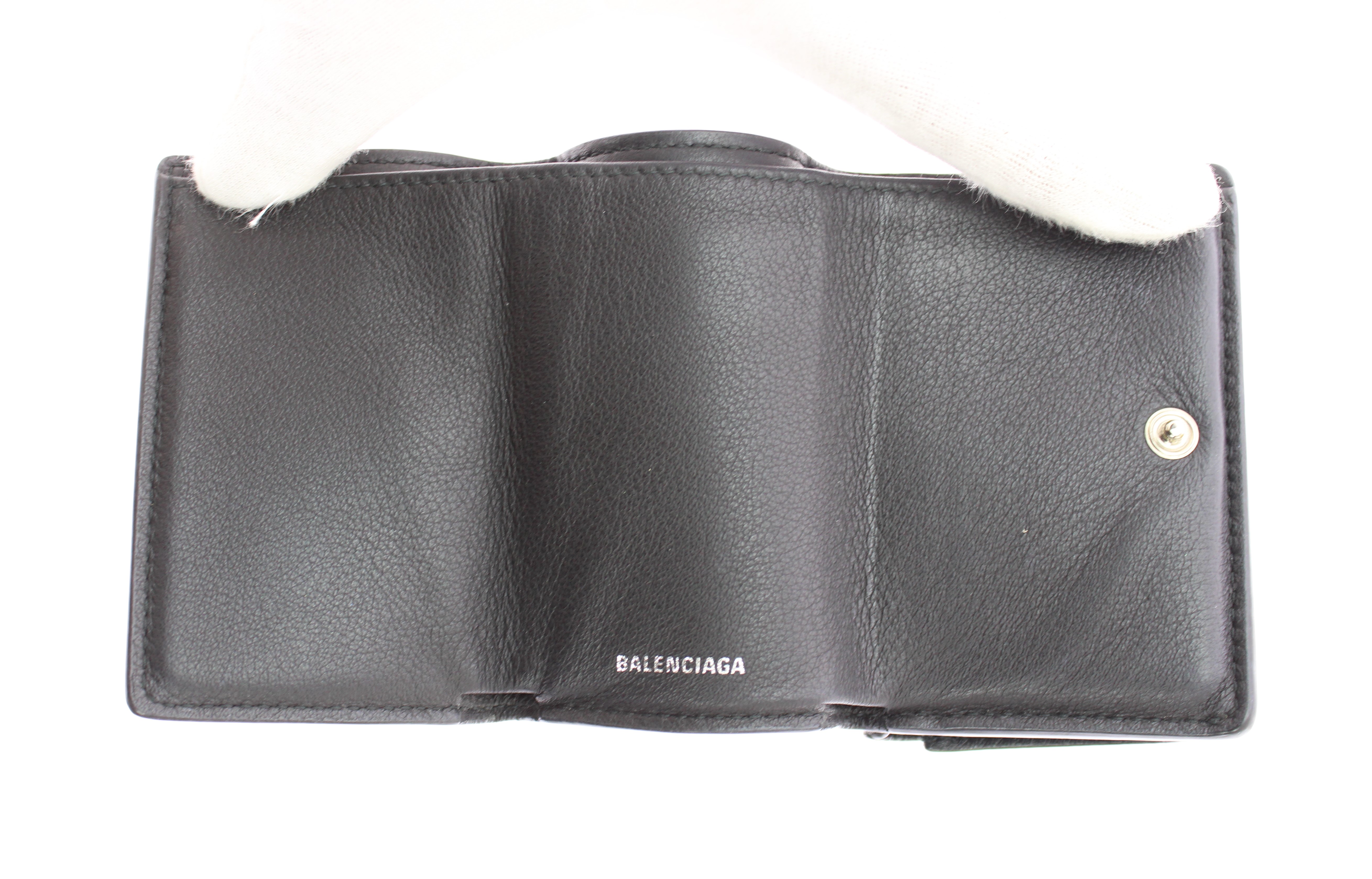 BALENCIAGA　コンパクト財布　ブラックの画像