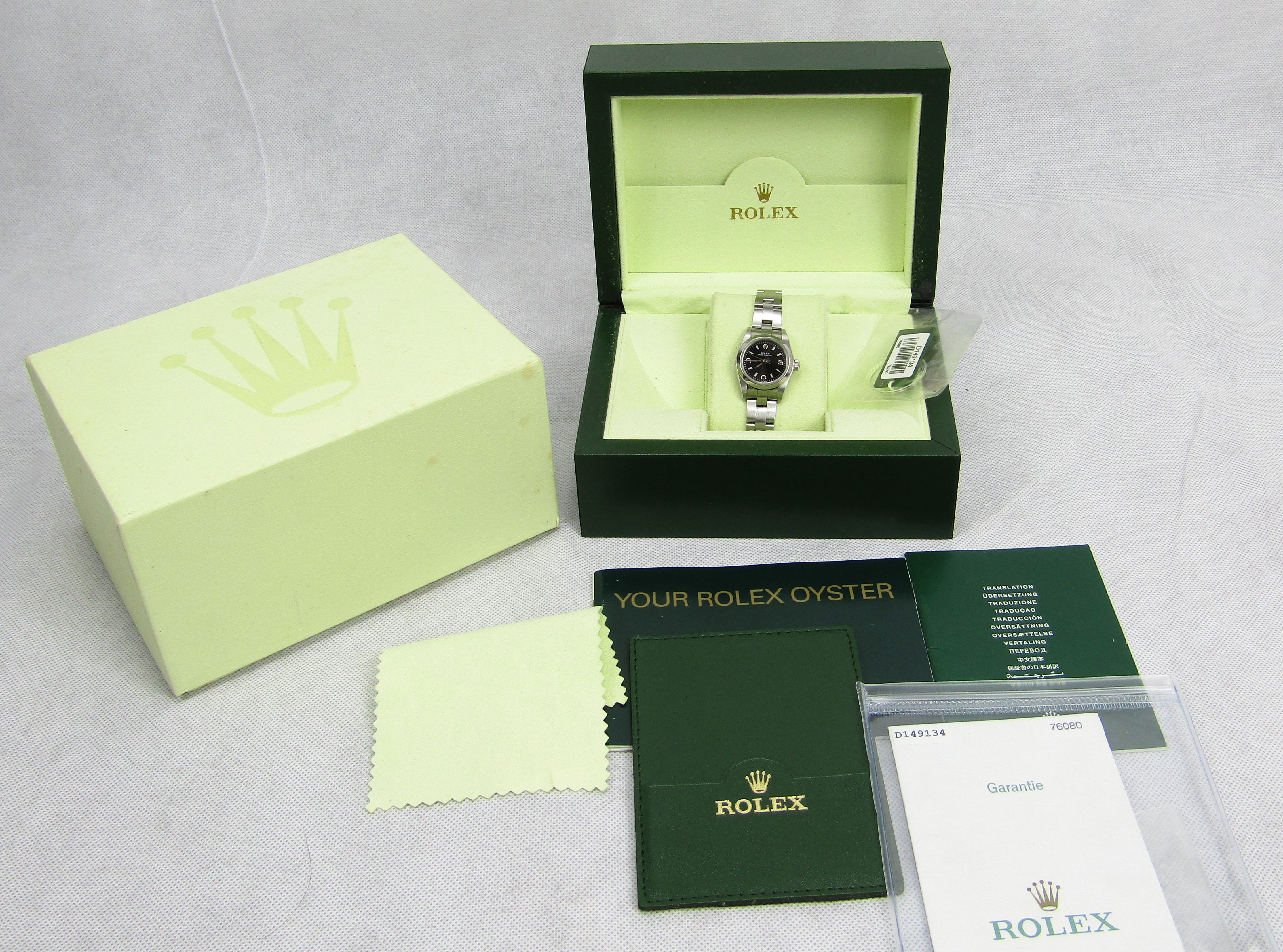 ROLEX　オイスターパーペチュアル　新J　76080の画像