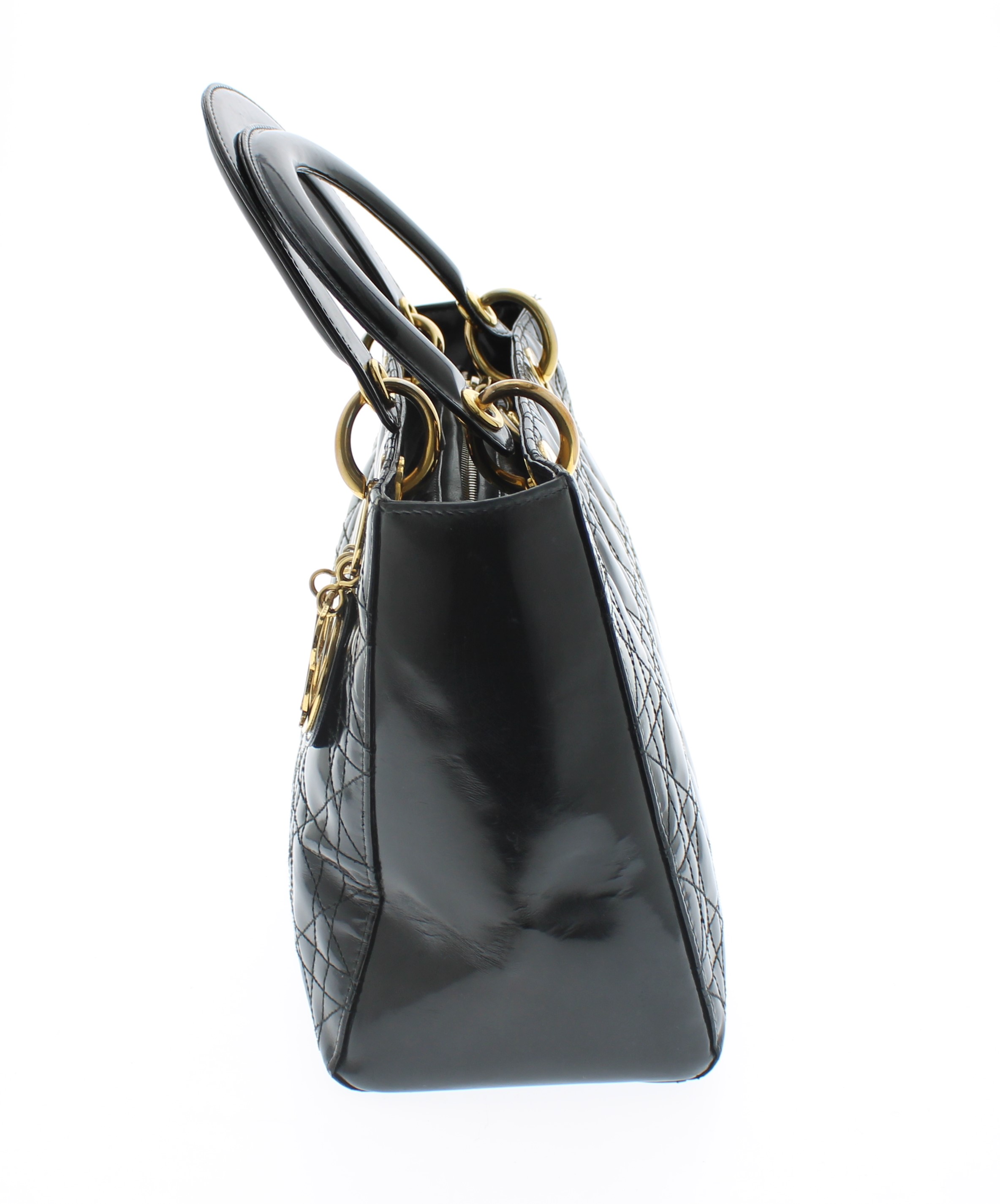 Christian Dior レディディオール　パテント　2way レディース　バッグの画像