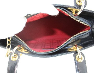 Christian Dior レディディオール　パテント　2way レディース　バッグの画像