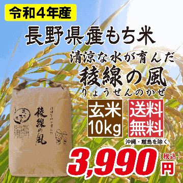 長野県産もち米(オラガモチ) 玄米10kg画像