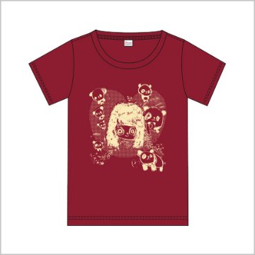 Tシャツ（レディース・バーガンディ）WSサイズの画像