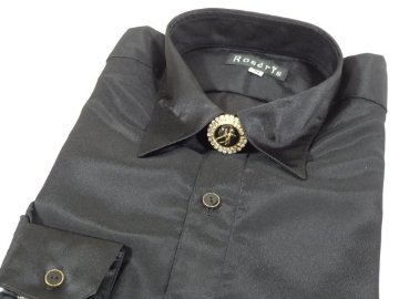 父の日プレゼントに！特価：ボタンブローチ（ペア柄）の画像