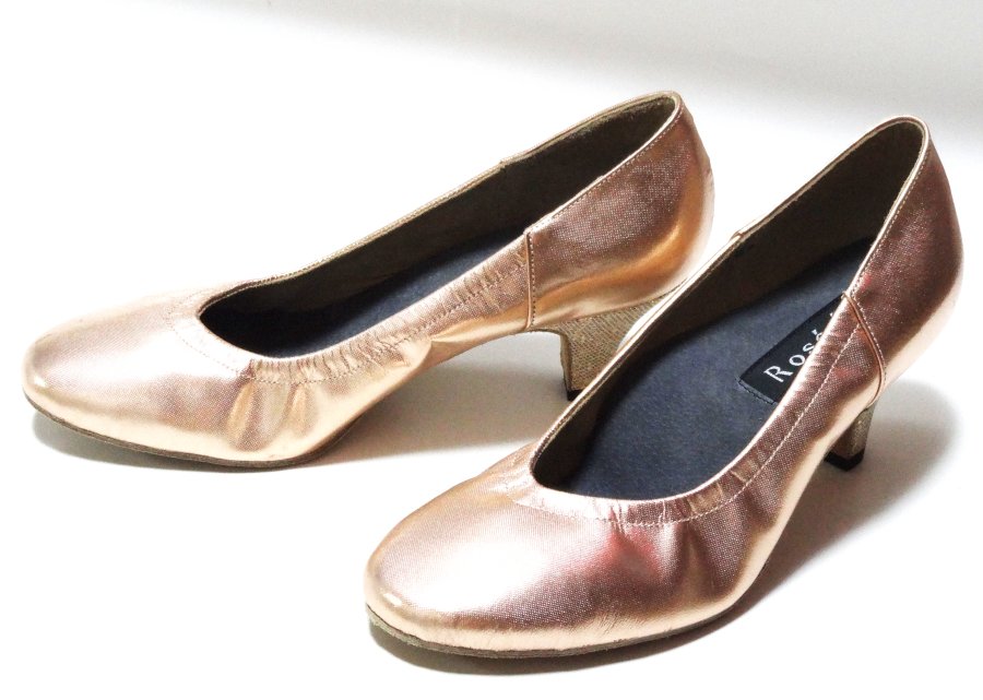 Roseris《カクテル》メタリックオレンジベージュ・5.5cmヒール【オーダー品】の画像