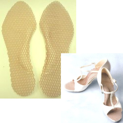 土踏まずが盛り上がっている中敷・ナンワ　ハイアーチ・インナーソール（ベージュ）男性用の画像