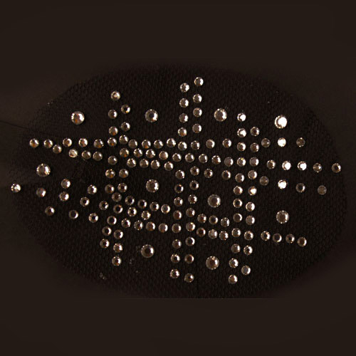 即納可能・スワロフスキー製ラインストーン使用ヘアーモチーフ  格子017の画像