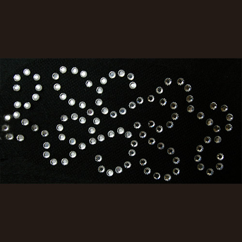 即納可能・スワロフスキー製ラインストーン使用ヘアーモチーフ  フラワー022の画像