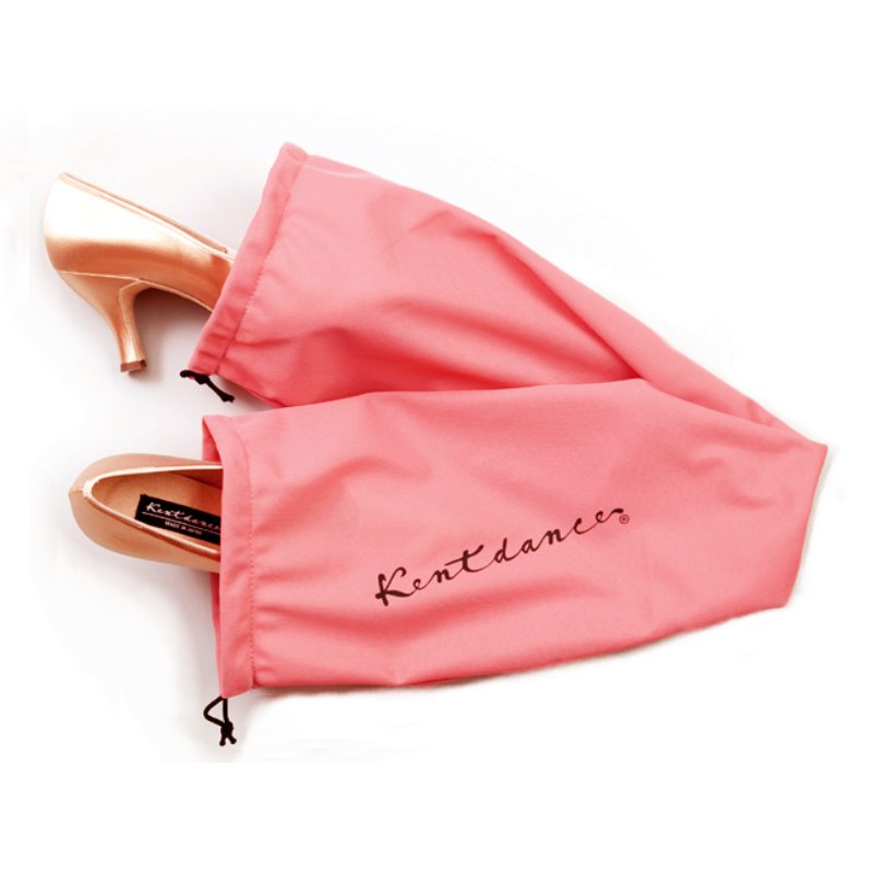 ケント　オリジナルシューズ袋（男女兼用の布製の靴袋）ピンク・ブラック画像
