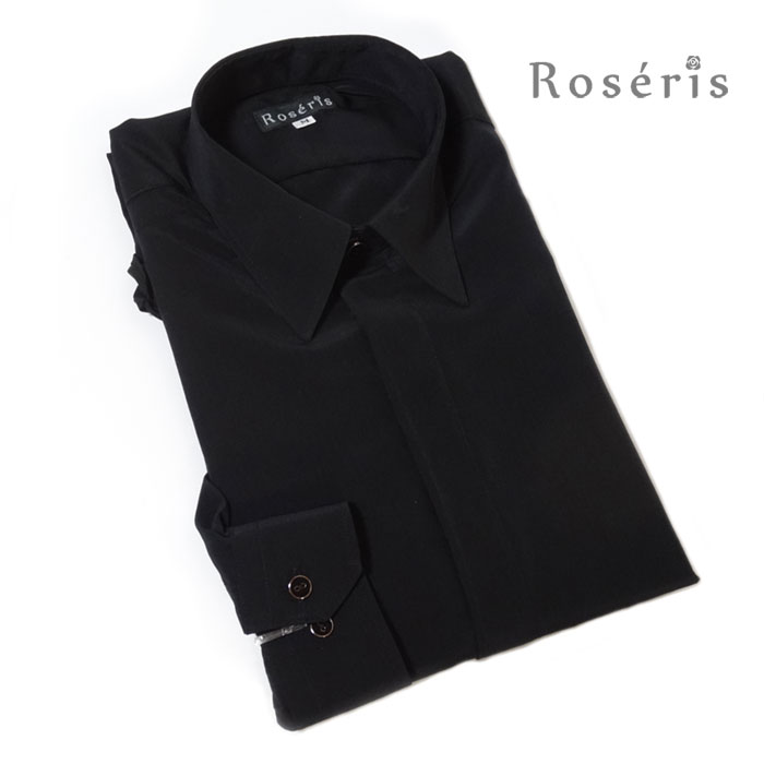 Roseris（ロゼリス）比翼シャツ【オーダー品】白または黒のみ、裾の形は3種から選択可能画像