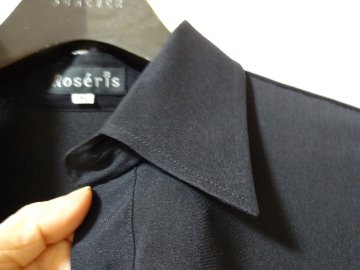 【限定1着・半額セール品】RISオリジナル　ツーウェイのストレッチ素材のレオタードシャツ・シャツカラー画像