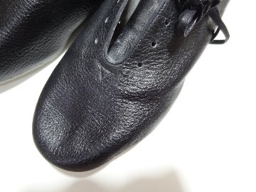 ジャズシューズ　黒革　25.5cm　レギュラー幅【在庫処分・特価】の画像