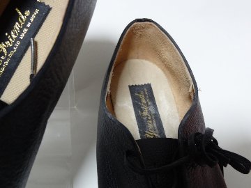 ジャズシューズ　黒革　25.5cm　レギュラー幅【在庫処分・特価】の画像