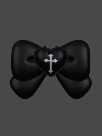 漆黒十字ドレスの画像