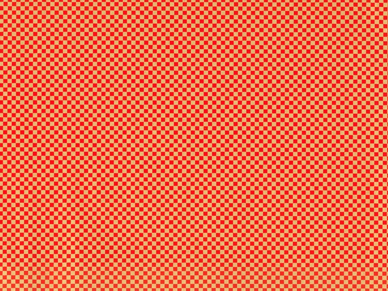 Y-026　市松（赤×金）画像