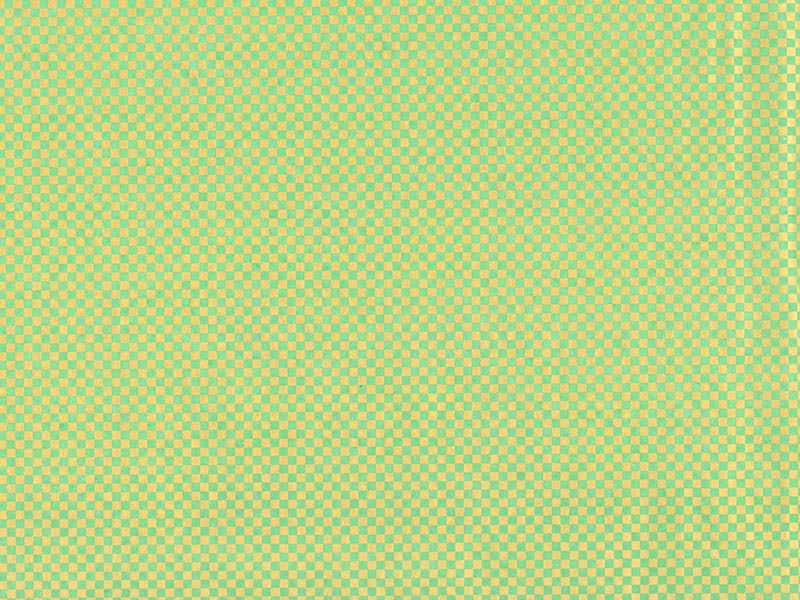 Y-038　市松模様（緑×金）画像