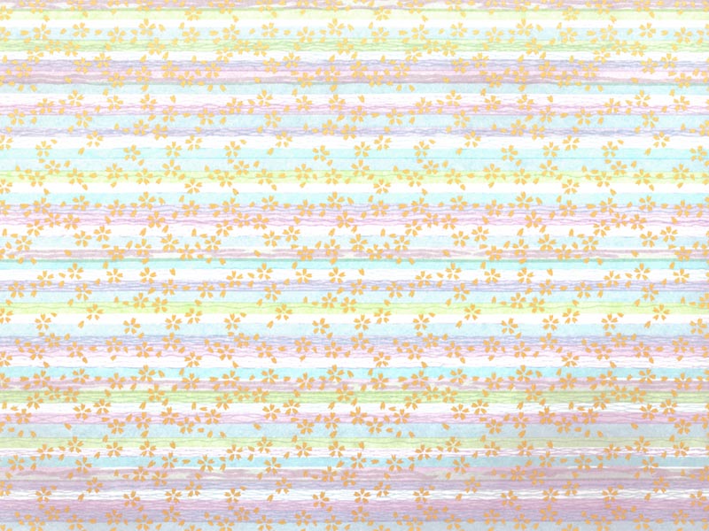 Y-224　波線に小桜（水色）画像