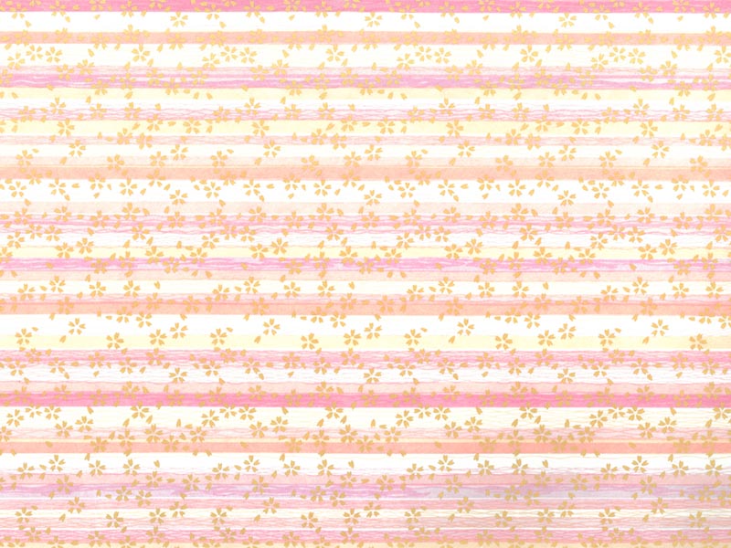 Y-225　波線に小桜（ピンク）画像