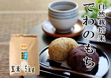 《でわのもち：玄米》5kg 80サイズの画像