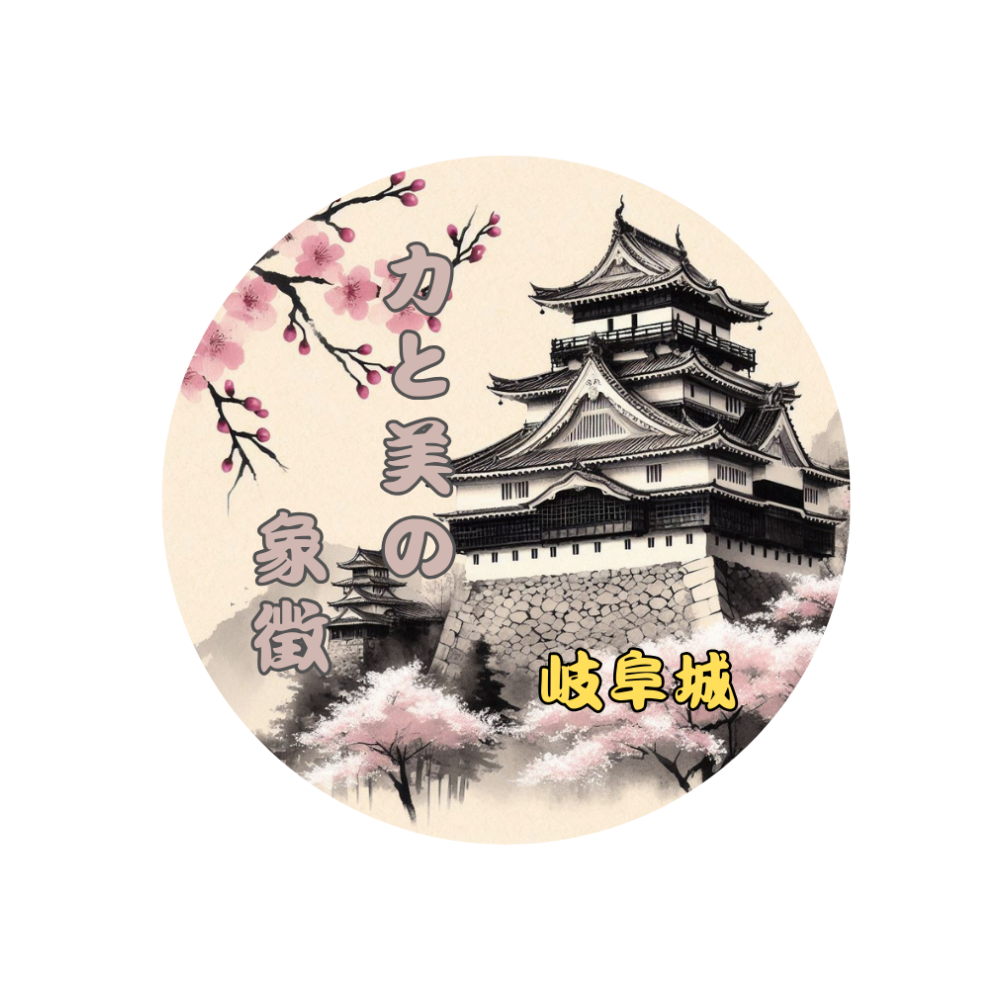缶バッジ・全国のお城墨絵風の画像