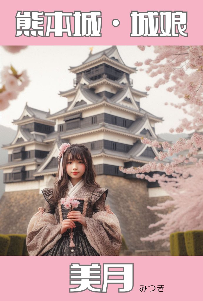 城娘・熊本城・美月（みつき）の画像