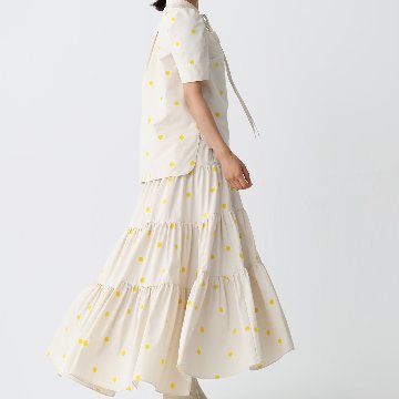 Lisa dot beige/yellow画像