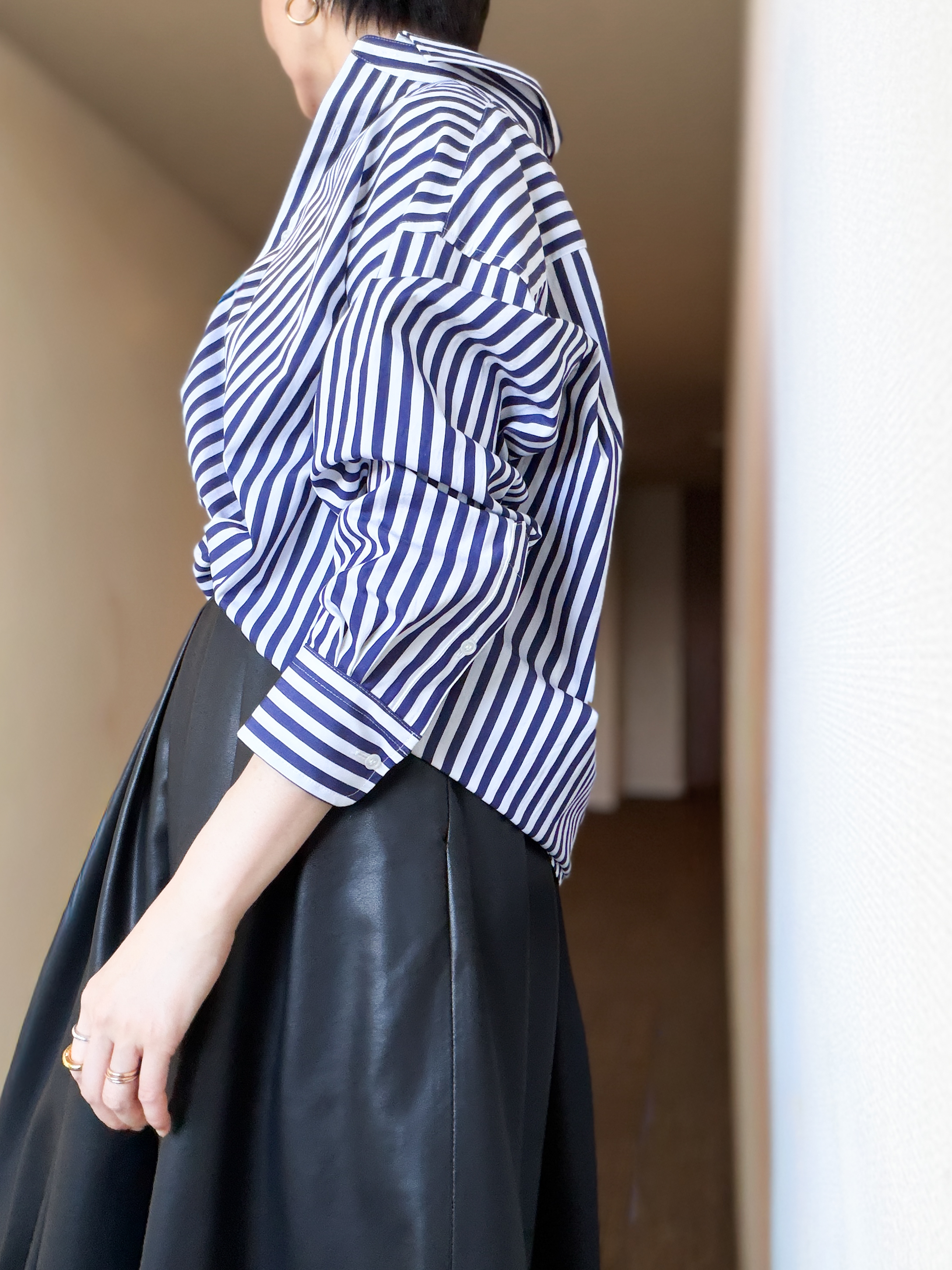 Anna Vegan Leather blackの画像