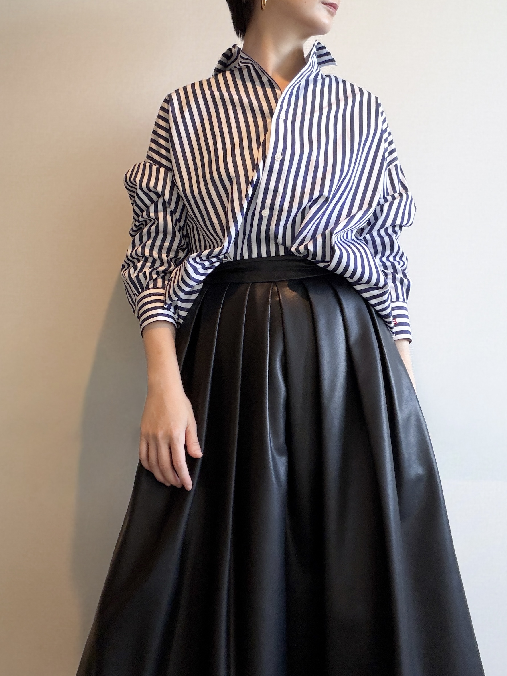 Anna Vegan Leather blackの画像