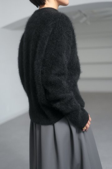 【11月上旬-11月末デリバリー予定】Alma Fur Cashmere  black(全3色)画像