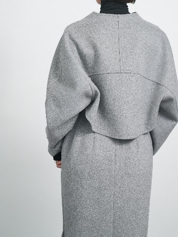 Barbara Wool Cashmere grayの画像