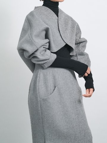 Barbara Wool Cashmere grayの画像