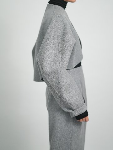 Barbara Wool Cashmere grayの画像