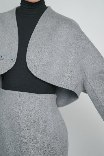 Barbara Wool Cashmere grayの画像