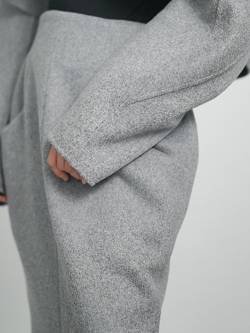 Barbara Wool Cashmere grayの画像